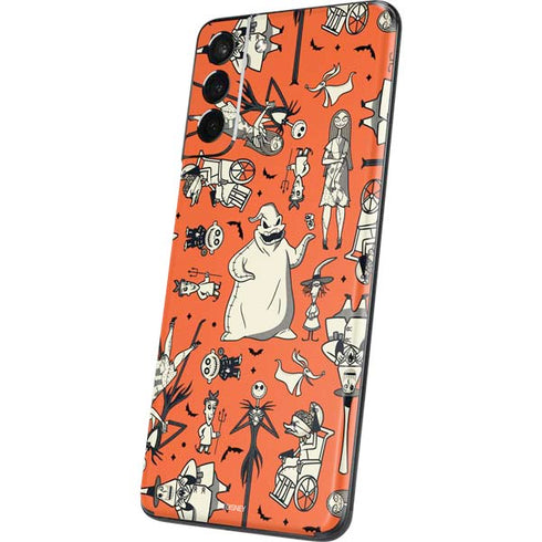 Disney The Nightmare Before Christmas Character Pattern print Galaxy S21 Plus 5G Skin